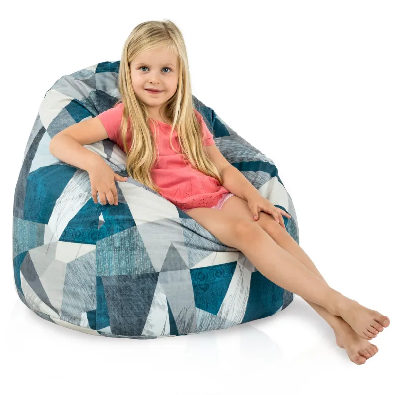 Kids Bean Bag Chair L - Outdoor Pro Waterproof – view 100