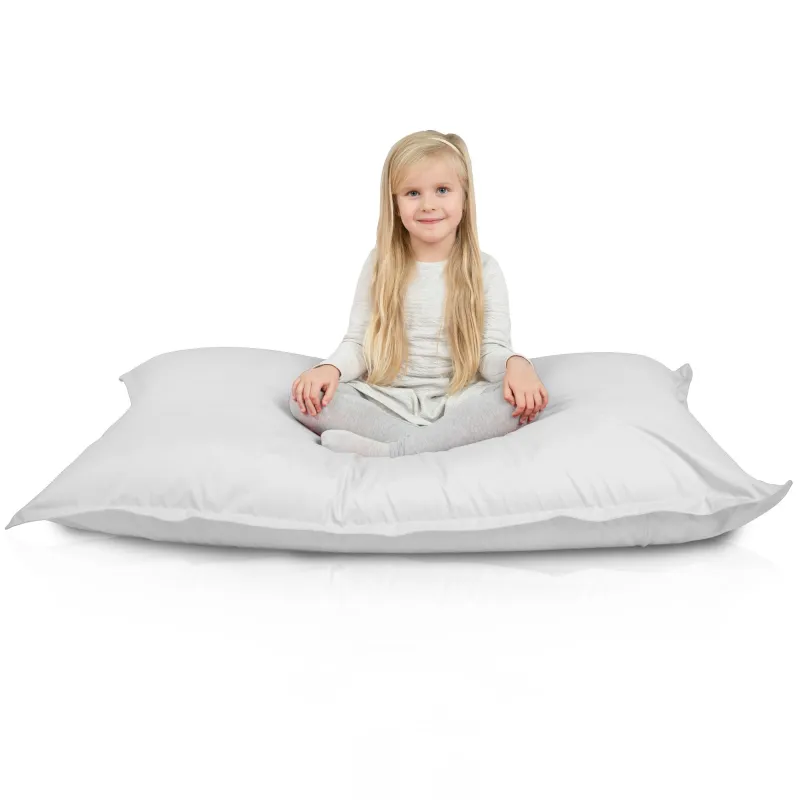 White bean bag giant pillow XXL outdoor