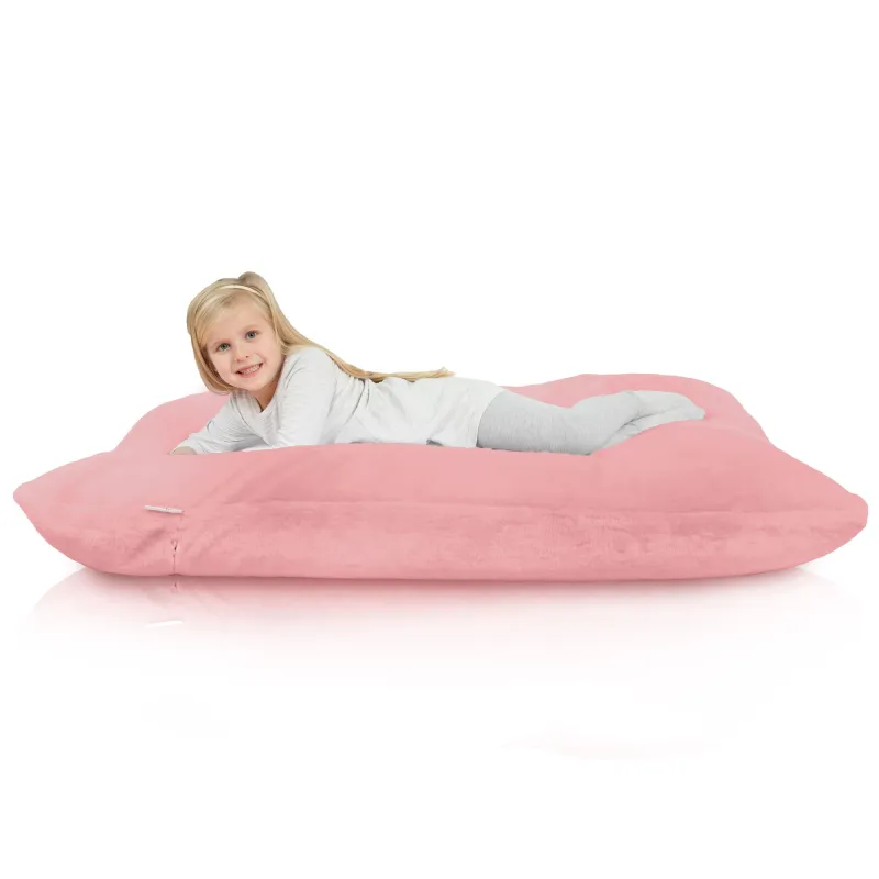 Large Floor Cushion XL for Kids - Yeti Faux Fur – view 11
