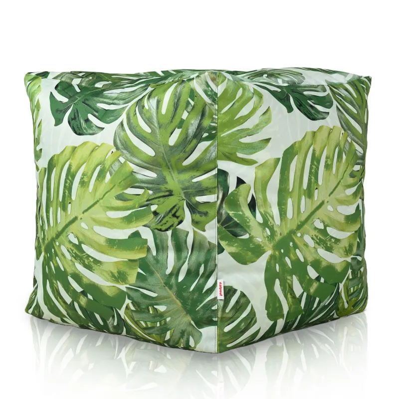 Square Cube Ottoman - Premium Printed Fabric – view 3