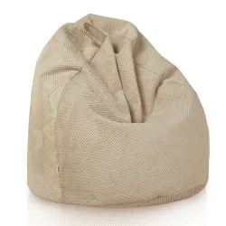 Adult Bean Bag Chair - Dot Textured Velvet