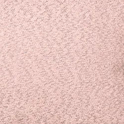 Round Footstool Pouffe - Teddy Boucle – view 2