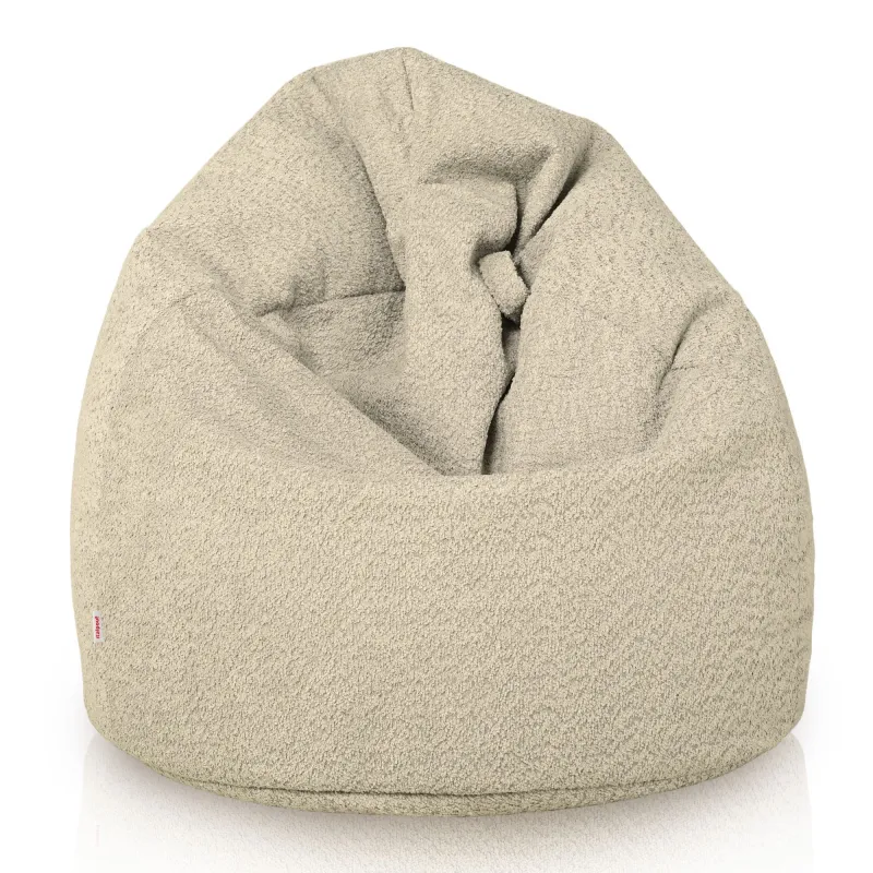 Giant Adult Bean Bag Chair XXL - Teddy Boucle – view 3
