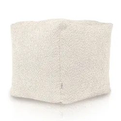 Square Cube Ottoman - Teddy Boucle – view 3