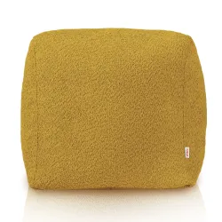 Square Cube Ottoman - Teddy Boucle – view 2