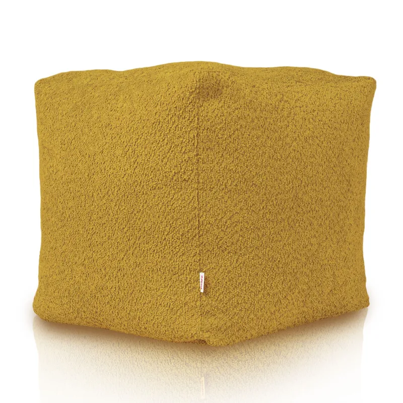 Square Cube Ottoman - Teddy Boucle – view 3