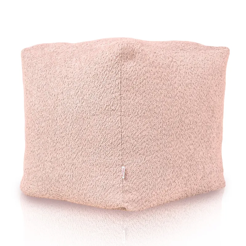 Square Cube Ottoman - Teddy Boucle – view 3