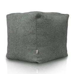 Square Cube Ottoman - Teddy Boucle – view 3