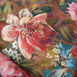 Round Footstool Pouffe - Premium Printed Fabric – view 65