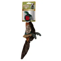 Plush pheasant dog toy