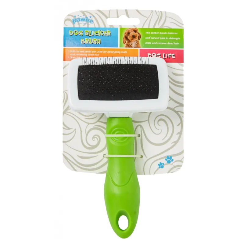 Ergonomic 11 cm hair brush, designed for comfortable pet grooming