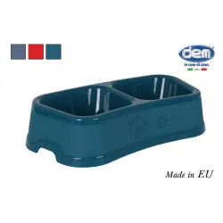 Double bowl 33x18x7.5cm for dog
