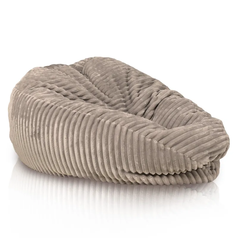 Beige beanbag xl stripe