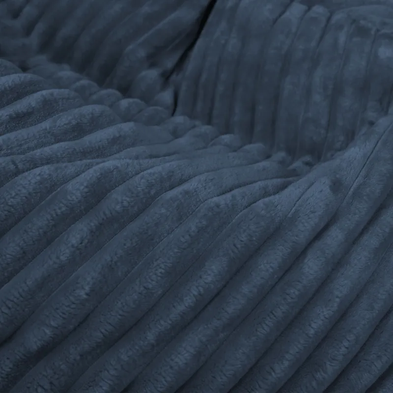 Giant Adult Bean Bag Chair XXL - Jumbo Cord Stripe – view 4
