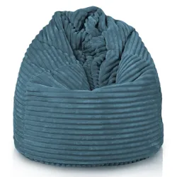 Giant Adult Bean Bag Chair XXL - Jumbo Cord Stripe – view 2