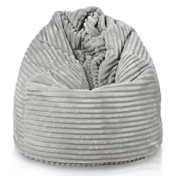 Giant Adult Bean Bag Chair XXL - Jumbo Cord Stripe – view 2