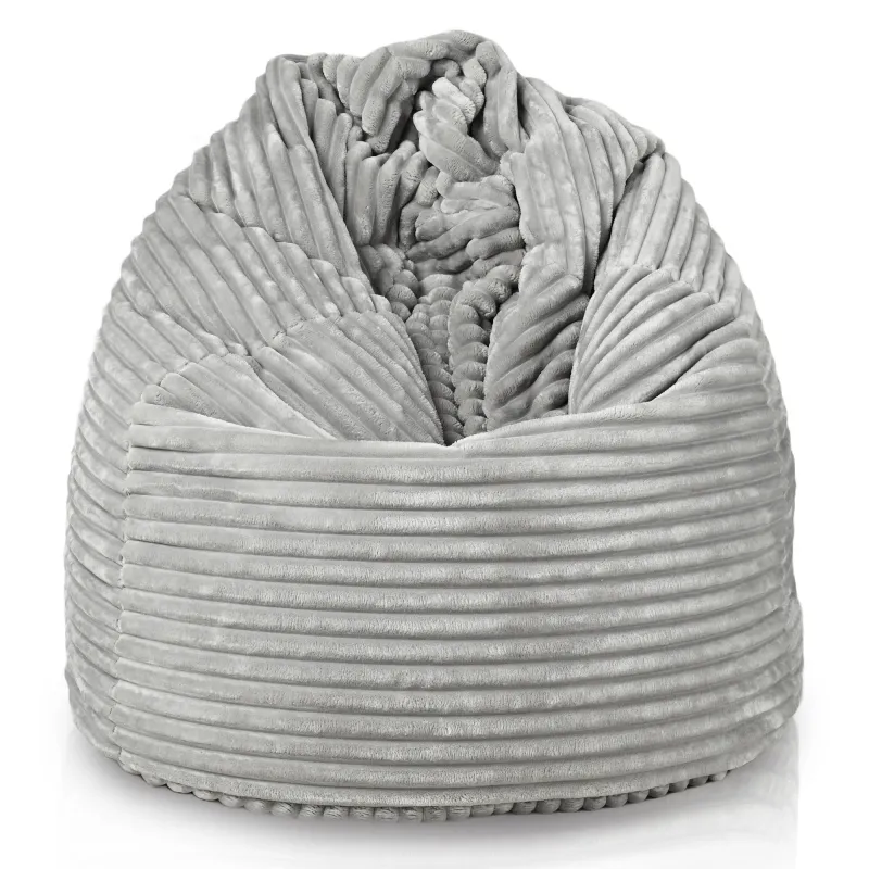 Giant Adult Bean Bag Chair XXL - Jumbo Cord Stripe – view 2