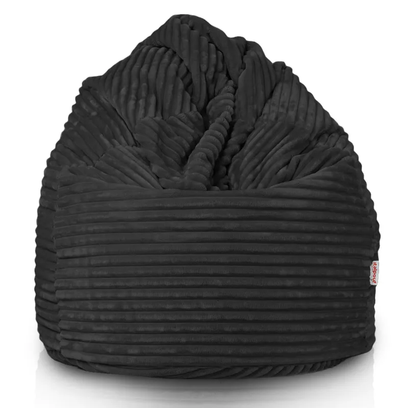 Giant Adult Bean Bag Chair XXL - Jumbo Cord Stripe – view 2