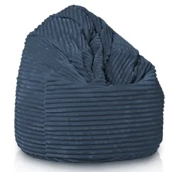 Adult Bean Bag Chair - Jumbo Corduroy Royal