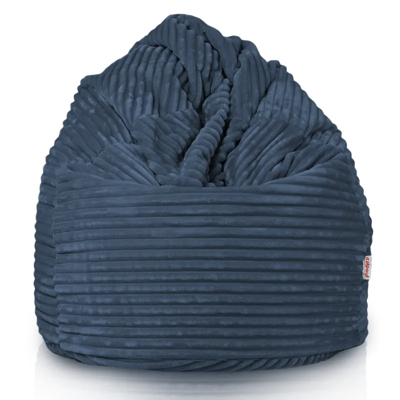 Giant Adult Bean Bag Chair XXL - Jumbo Cord Stripe – view 2