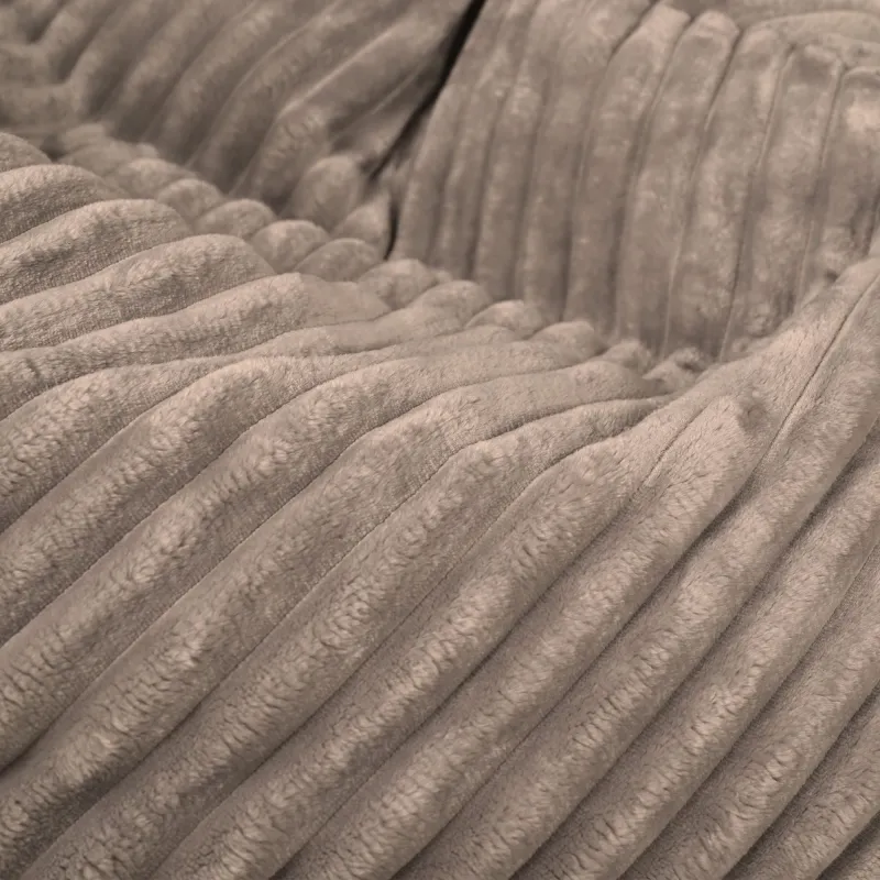 Beige bean bag pillow children stripe