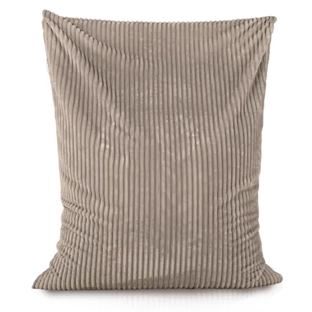 Beige bean bag pillow children stripe