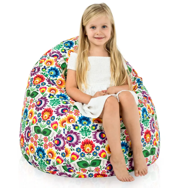 Kids Bean Bag Chair L - Premium Printed Fabric – view 20