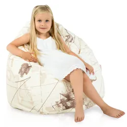 Kids Bean Bag Chair L - Premium Printed Fabric – view 60