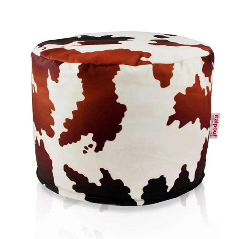 Round Cylinder Pouffe - Premium Printed Fabric – view 23