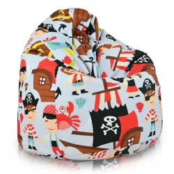 Kids Bean Bag Chair - Premium Printed Fabric