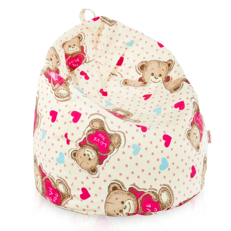 Kids Bean Bag Chair L - Premium Printed Fabric – view 15