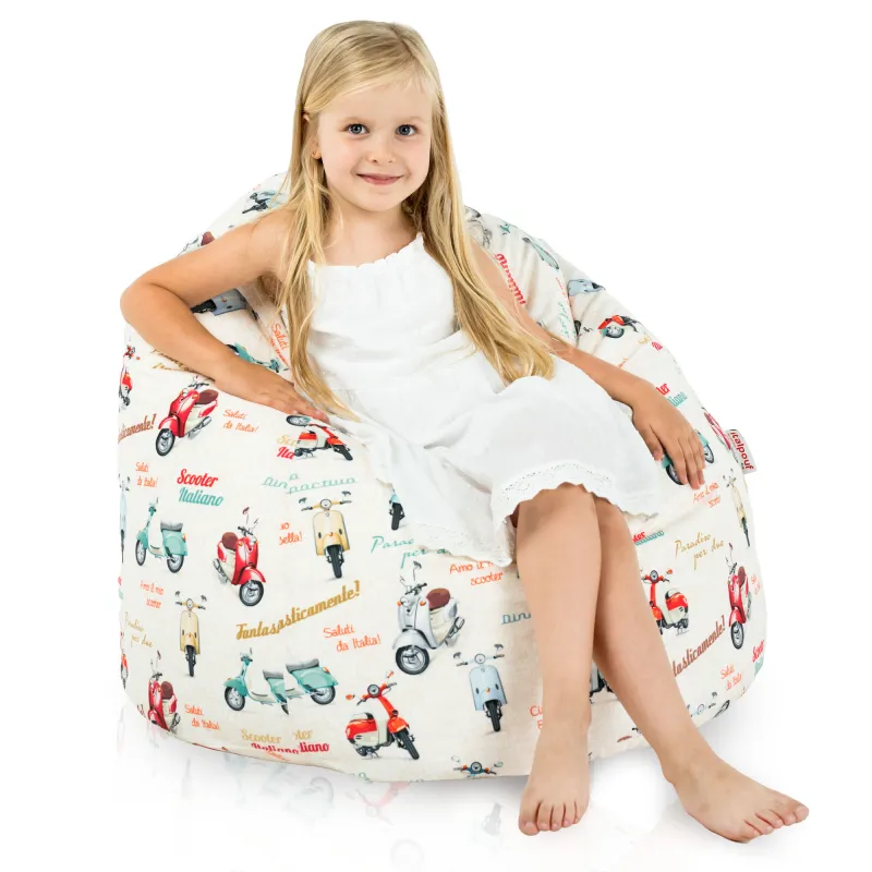 Kids Bean Bag Chair L - Premium Printed Fabric – view 56
