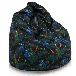 Bean Bag Chair - Premium Printed Fabric
