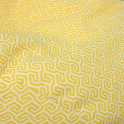 Round Footstool Pouffe - Premium Printed Fabric – view 64