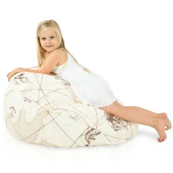 Kids Bean Bag Chair L - Premium Printed Fabric – view 62