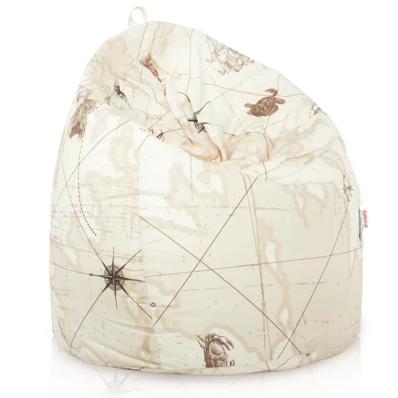 Large Bean Bag Chair XL - Premium Printed Fabric – view 3