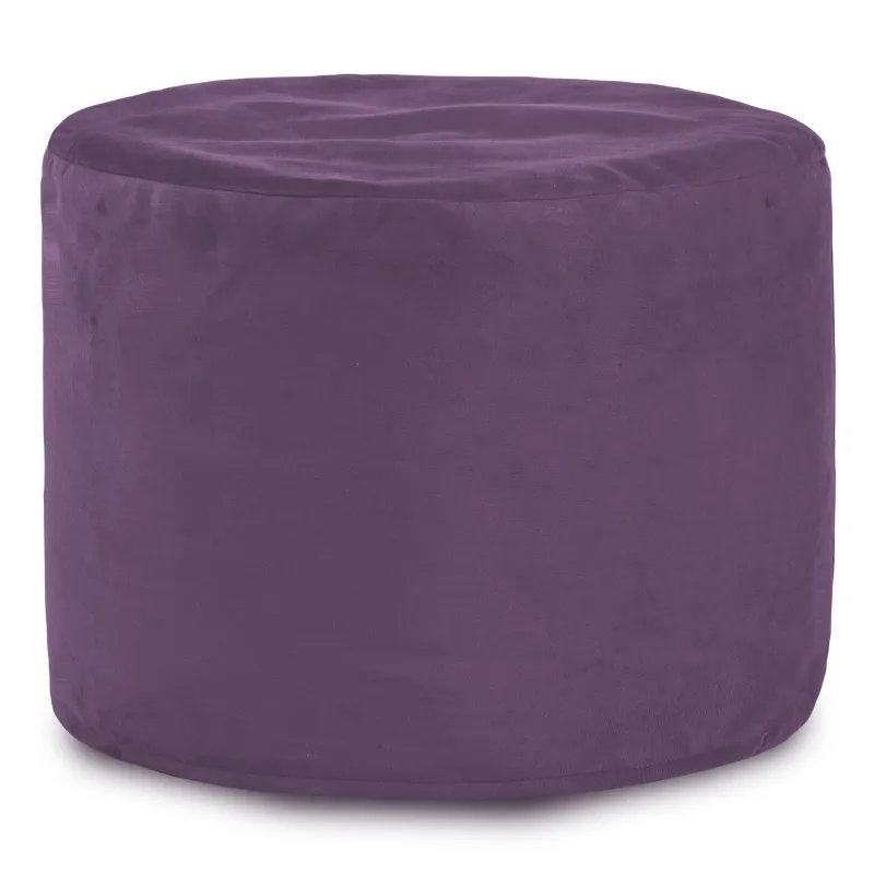 Round Cylinder Pouffe - Soft Velvet – view 4