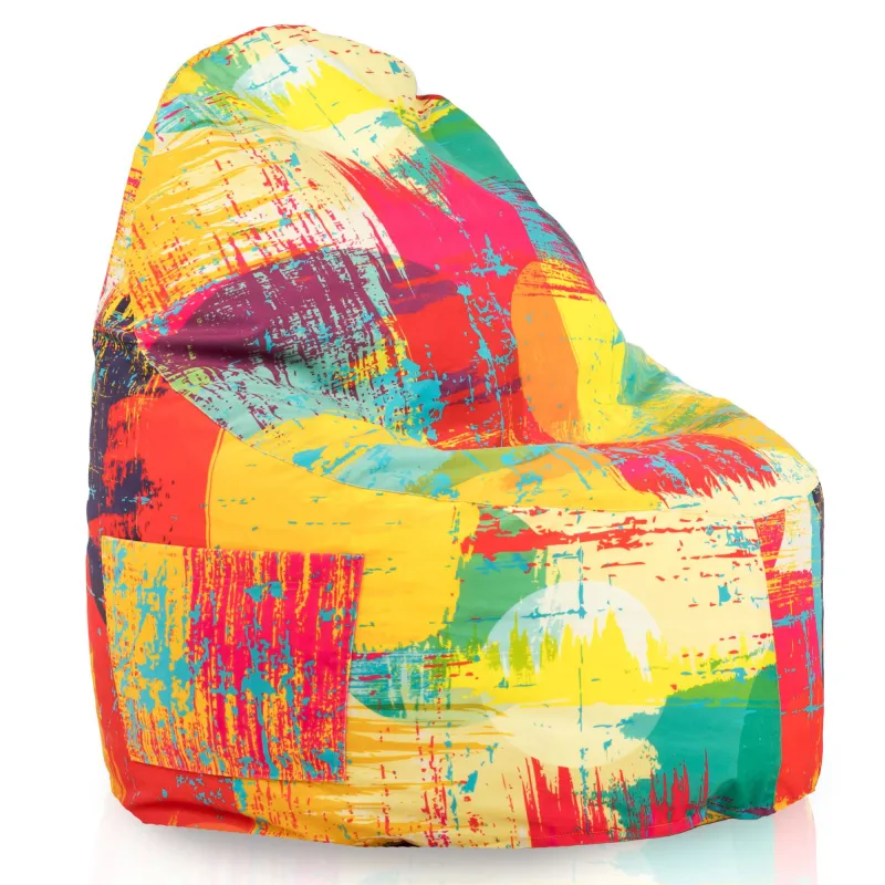 Porto Smart Bean Bag Floor Seat - Premium Printed Fabric – view 13
