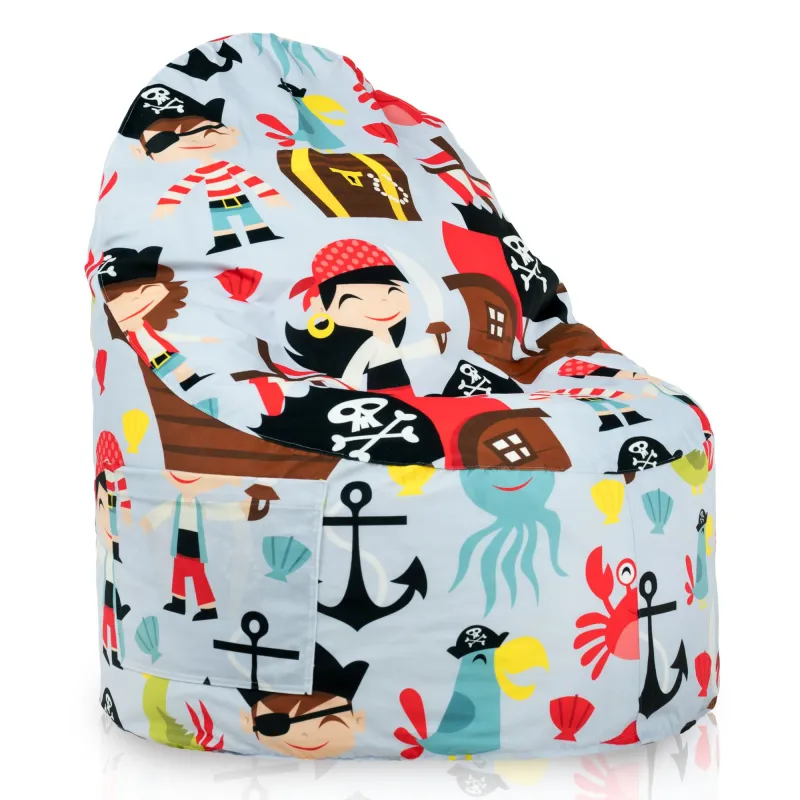 Porto Smart Bean Bag Floor Seat - Premium Printed Fabric – view 25