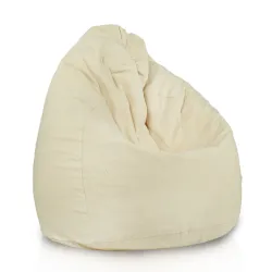 Bean Bag Chair - Premium Natural Cotton - Undyed, Eco-friendly