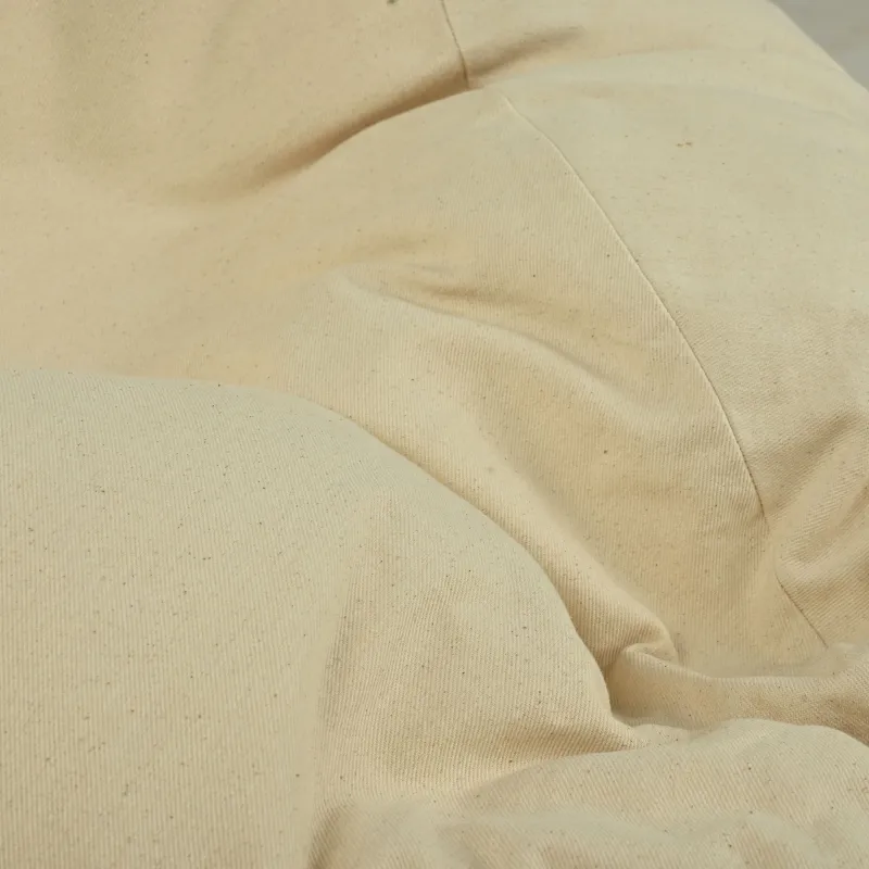 Kids Bean Bag Chair L - Premium Natural Cotton - Undyed, Eco-friendly – view 5