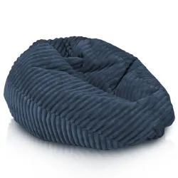 Kids Bean Bag Chair L - Jumbo Cord Stripe – view 23