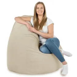Giant Adult Bean Bag Chair XXL - Soft Velvet – view 40