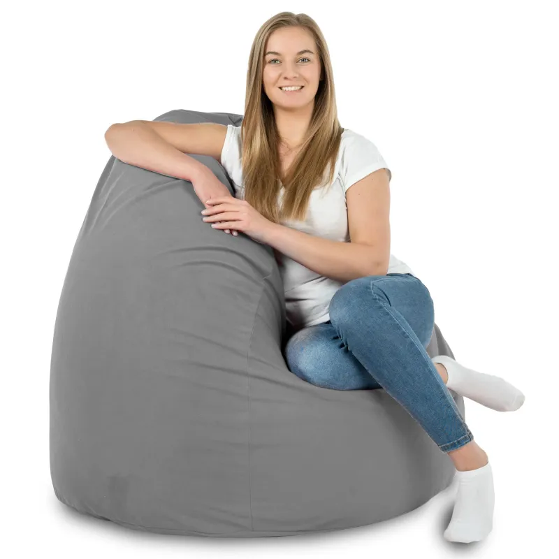 Giant Adult Bean Bag Chair XXL - Soft Velvet – view 79