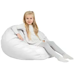 Kids Bean Bag Chair L - Faux Leather – view 4