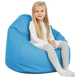 Kids Bean Bag Chair L - Faux Leather – view 7