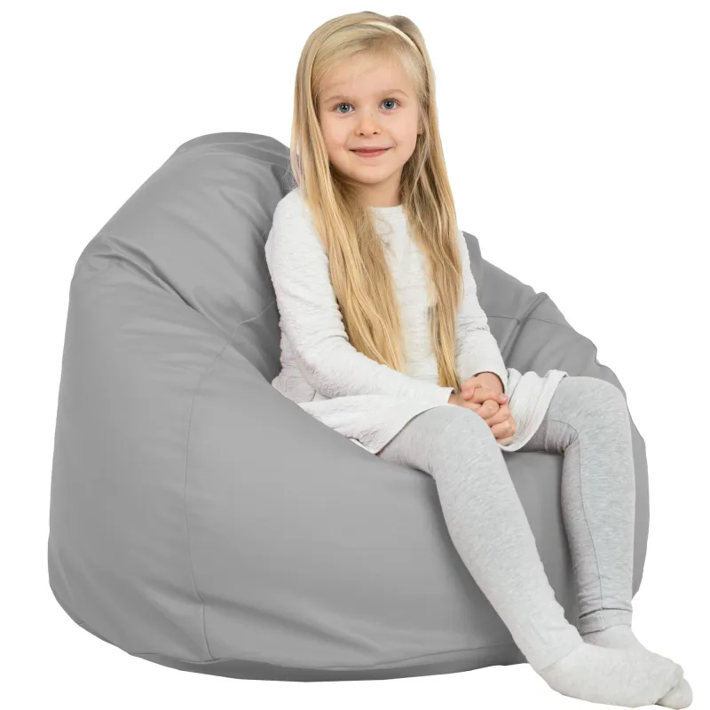 Kids Bean Bag Chair L - Faux Leather – view 75