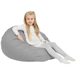 Kids Bean Bag Chair L - Faux Leather – view 76