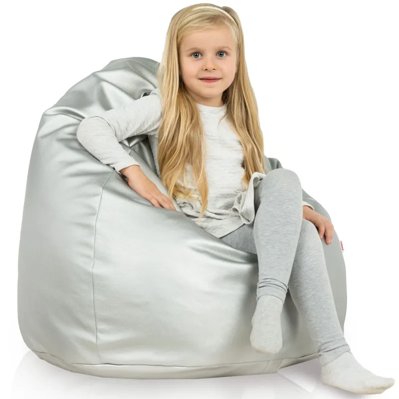 Kids Bean Bag Chair L - Faux Leather – view 128