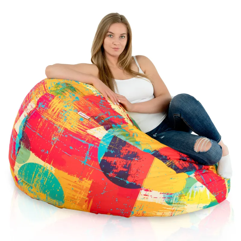 Giant Adult Bean Bag Chair XXL - Premium Printed Fabric – view 14